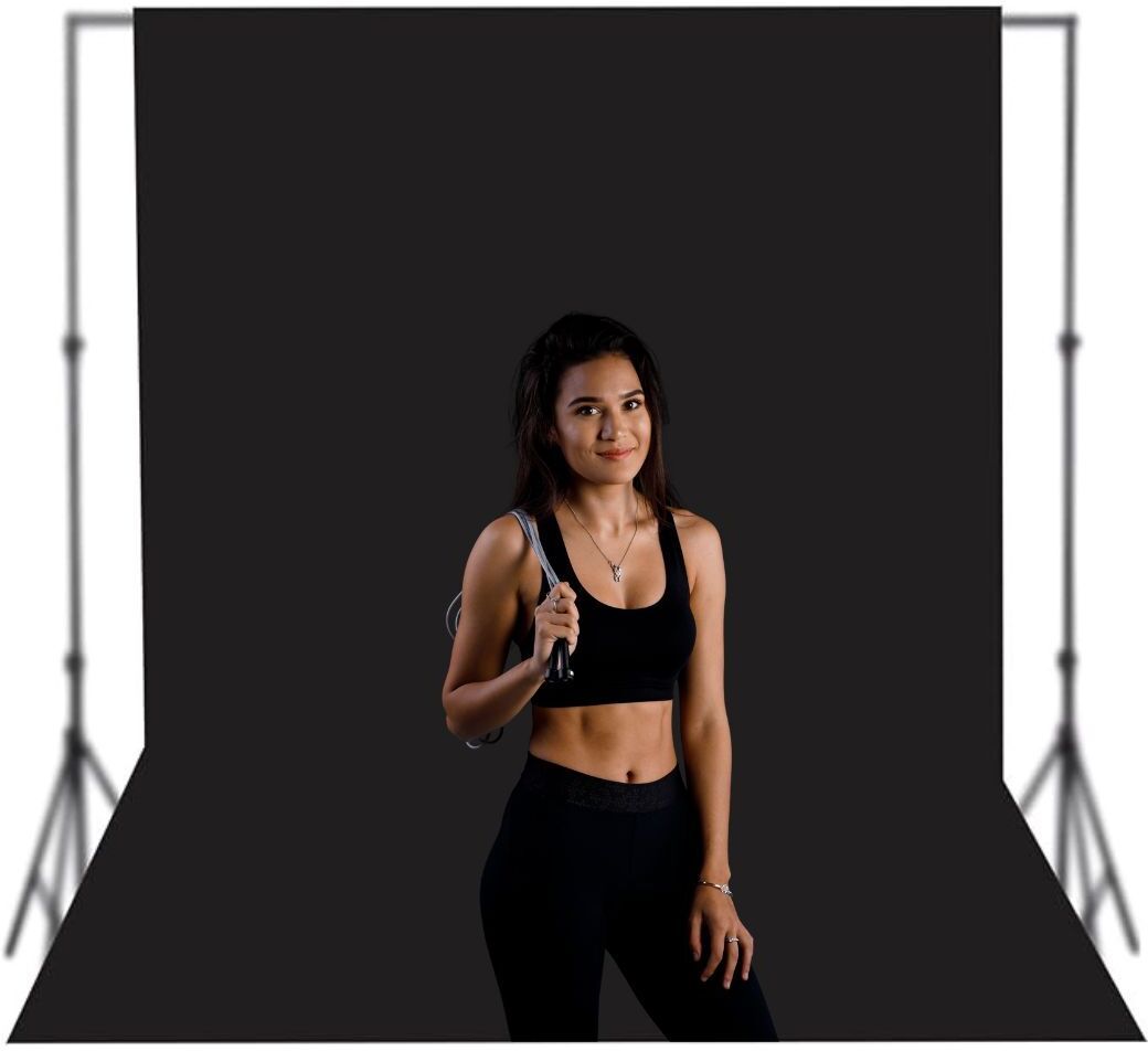SNOOD 6 X 8Ft black Screen Backdrop, Background Curtain for Photography Reflector-picture-16