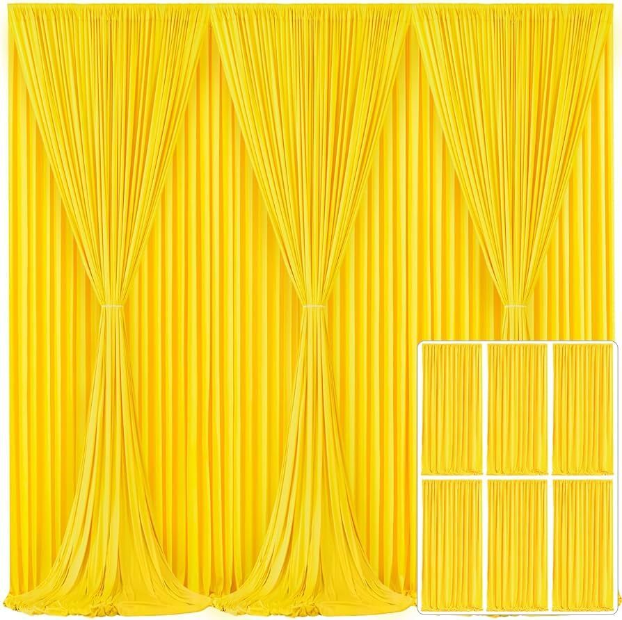 Vistook 30x10FT Wrinkle Free Decoration Backdrop Dark Green Curtain Drape 5x10 (6 Panel) Reflector-picture-25