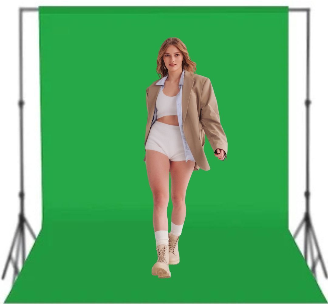 SNOOD 6 X 8Ft DARK Green Screen Backdrop, Background Curtain for Photography Reflector-image-30