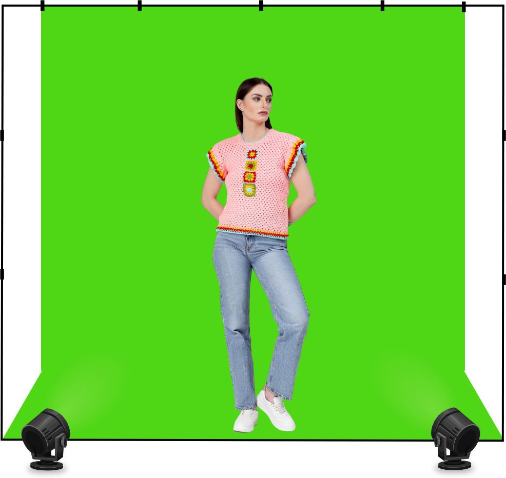 Windrop Solutions 8x12ft Live Gaming Teaching Reels Green Screen Background Backdrop Reflector-picture-40
