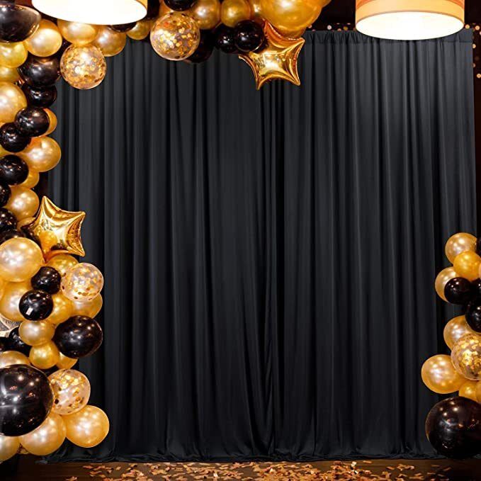Windrop Solutions 8x10ft Black Screen Background Photo Video Backdrop Youtube Reflector-image-6