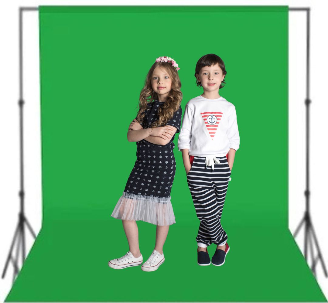 SNOOD 6 X 8Ft DARK Green Screen Backdrop, Background Curtain for Photography Reflector-image-45