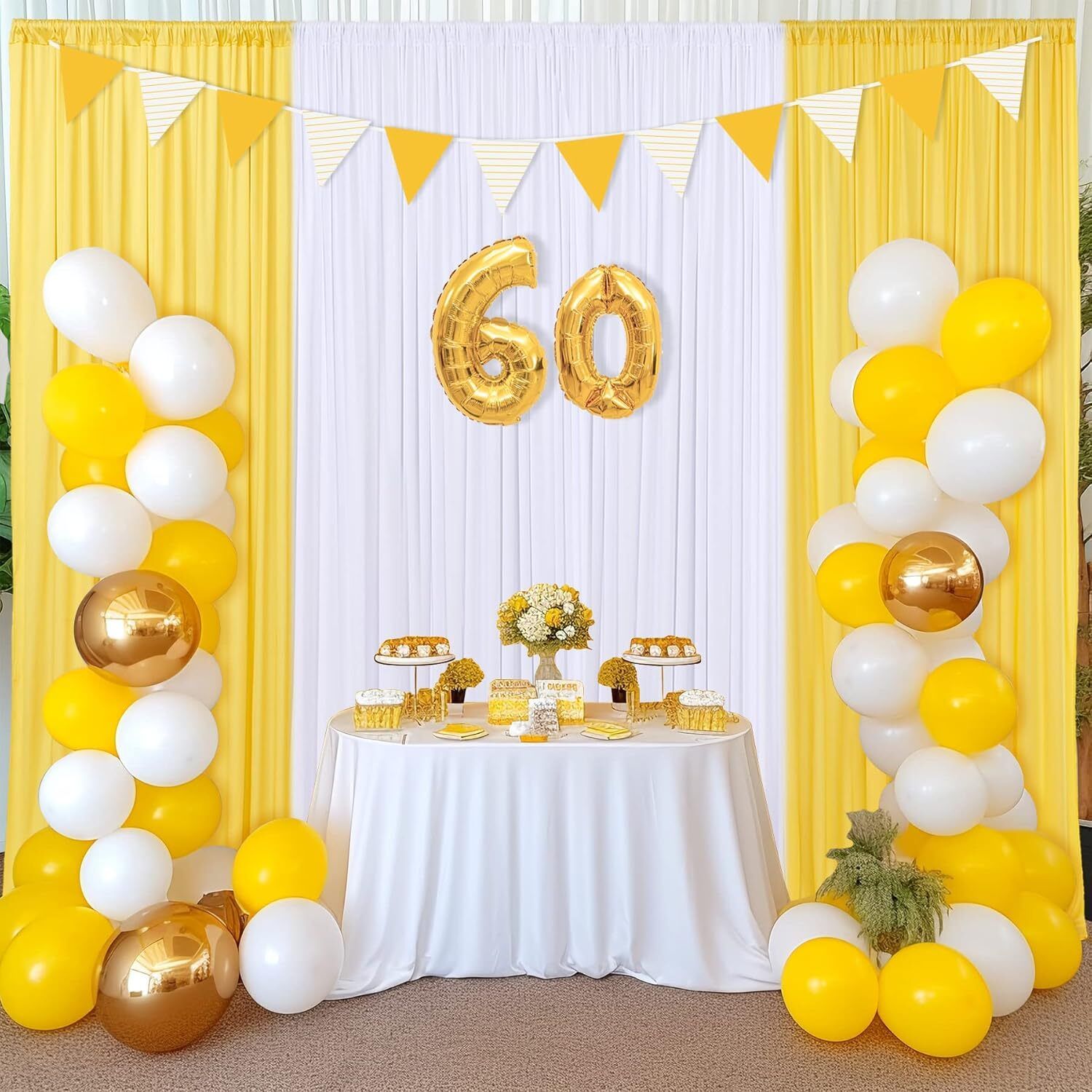 Cam cart 20X10ft ,Lemon No Wrinkle Polyester Photography Backdrop (5×10ft 4Pcs Panel) Reflector-picture-30