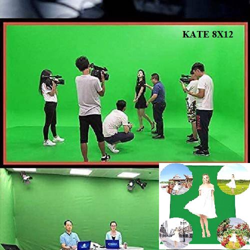 Kate 8x12 green screen clip backdrop for background. Reflector-picture-18