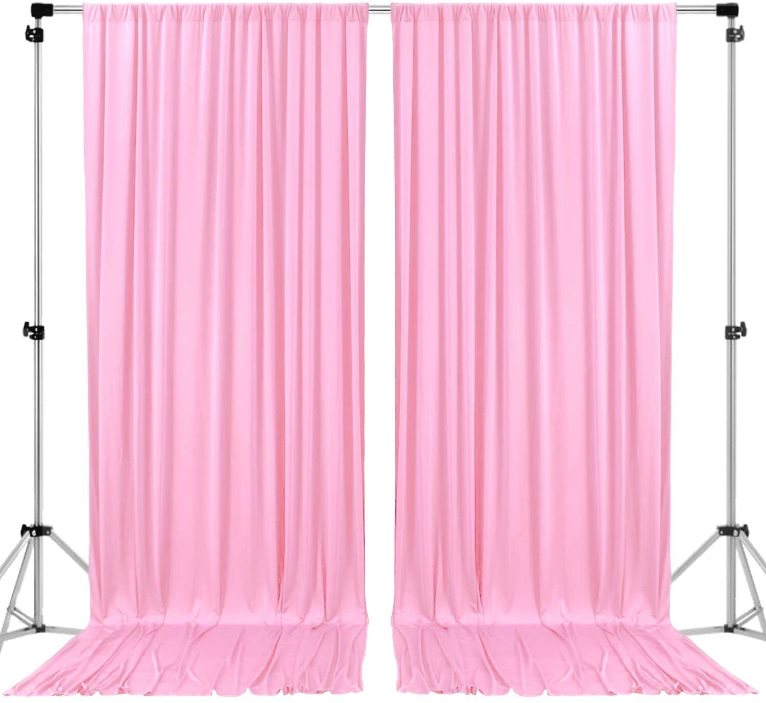 VK Vistook 5x12ft (2 Penal) Pink Backdrop Background For Studio Reflector-picture-37