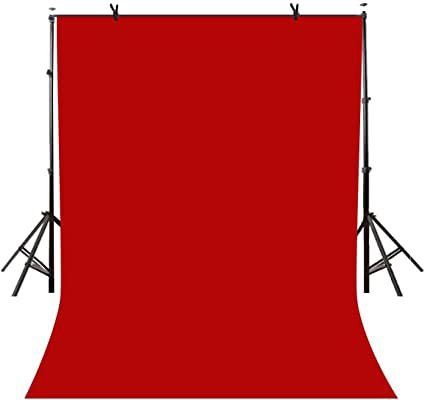 Stookin 8FTx9FT Red Photography Studio Backdrop for Event Shoot & Vedio Recording. Reflector-image-4