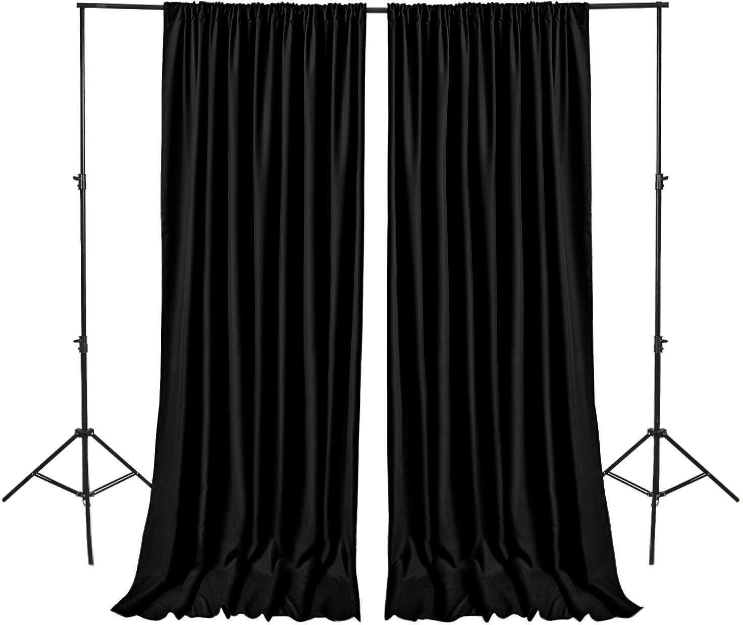 Cam cart Decoration Backdrop Curtain Background Wedding Parties 4x8 Ft. Set of 2 Reflector-image-23