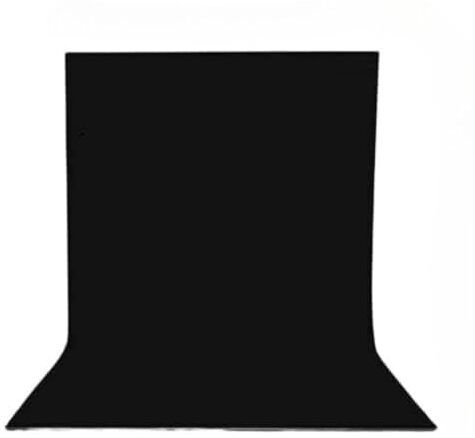 Smiledrive Background Sheet for Photography PVC PP Washable, Size 100x300 cm (Black) Reflector-image-24
