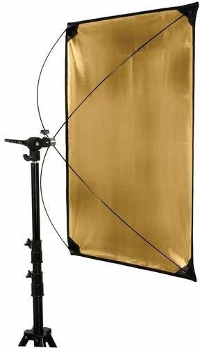 VTS Light Reflector Gold/Silver Flat Panel with 360 Degree Rotating Holding & Bag Reflector-picture-16
