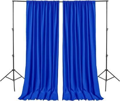 vk vistook royel blue backdrop 5ftx12ft, set of 2 panels reflector