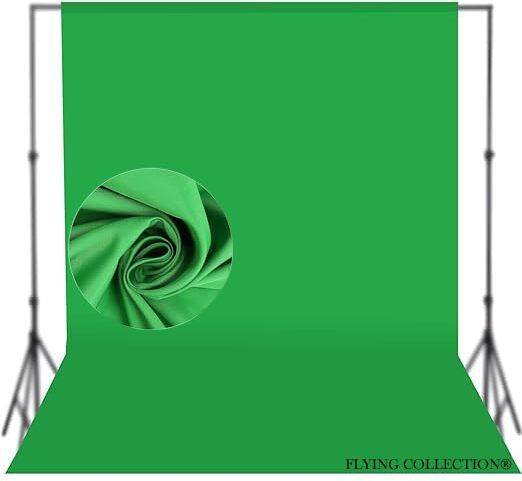 FLYING COLLECTION 8x12 Ft. Green Screen Backdrop Background Curtain Rod Pocket for Photography, Reflector-image-35