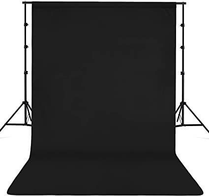Stookin 8FTx9FT Black Photography Studio Backdrop for Event Shoot & Vedio Recording. Reflector-picture-24