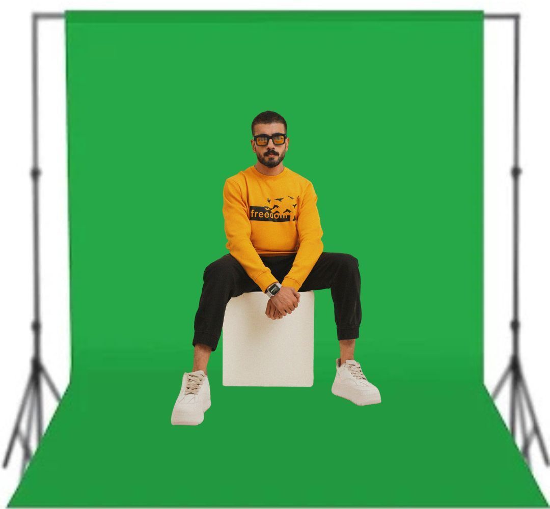 SNOOD 6 X 8Ft Green Screen Backdrop, Background Curtain for Photography Reflector-image-25