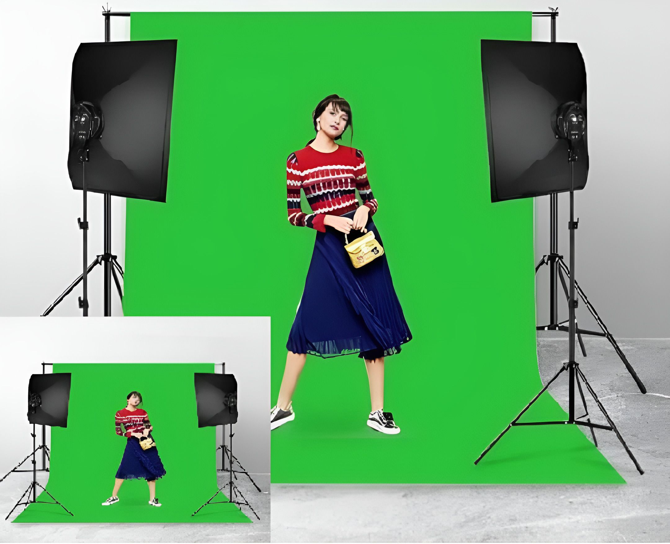 PARILON 6x8 FT Green LEKERA Backdrop Photo Light Studio Photography Green Screen Reflector-image-36