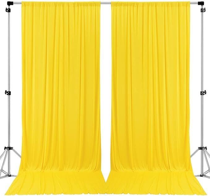VK Vistook 5x12ft (2 Penal) Yeiiow Backdrop Background For Studio Reflector-image-4