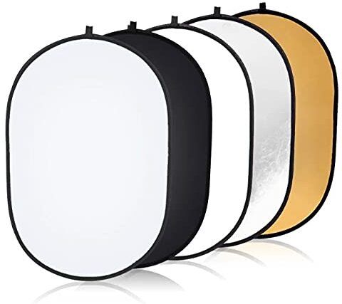 MVPRO 120X180CM Oval Shape 5-in-1 Collapsible Multi-Disc Light Reflector with Bag Reflector-picture-22