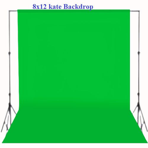 Kate 8 x12 FT Green Backdrop Photo Light Studio Photography Background (Pack of 1) Reflector-picture-30