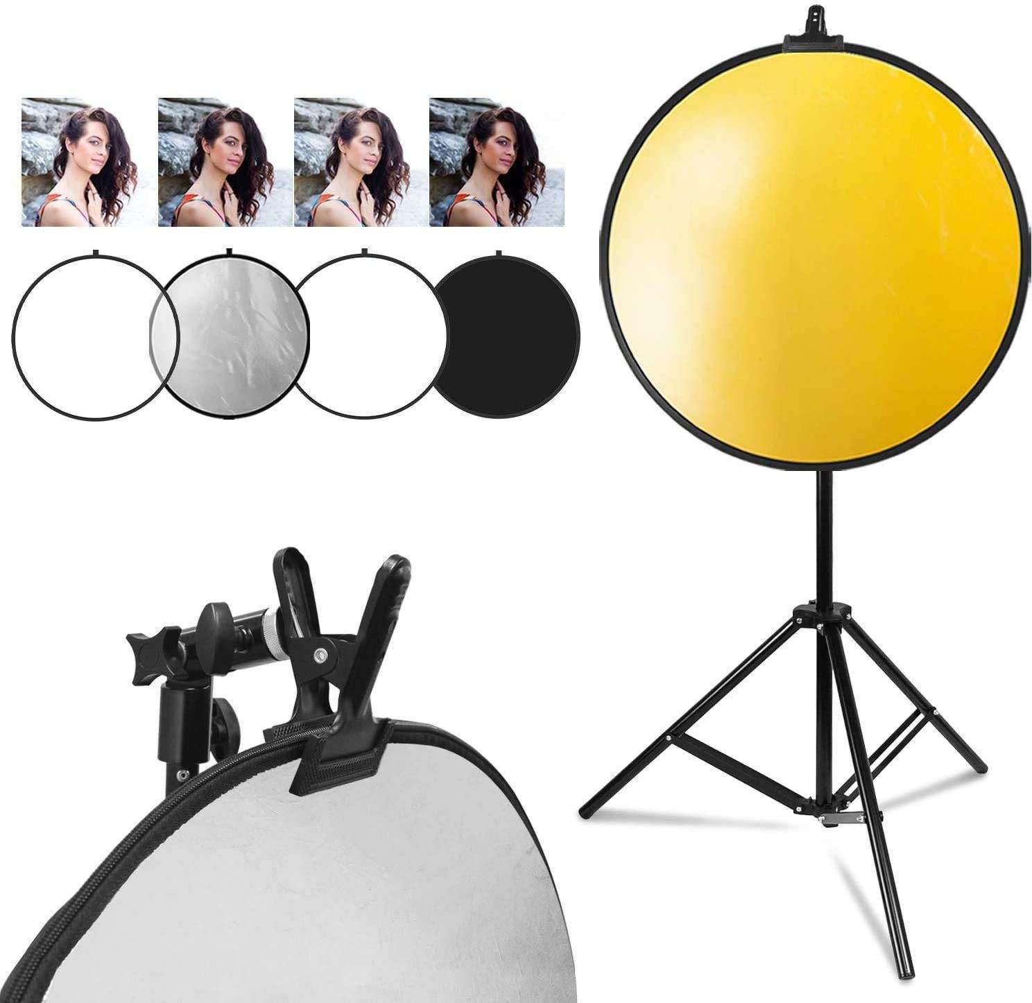 VTS Reflector Clamp Clip Spring Holder Speedlite Bracket Adapter Kit Reflector-picture-13