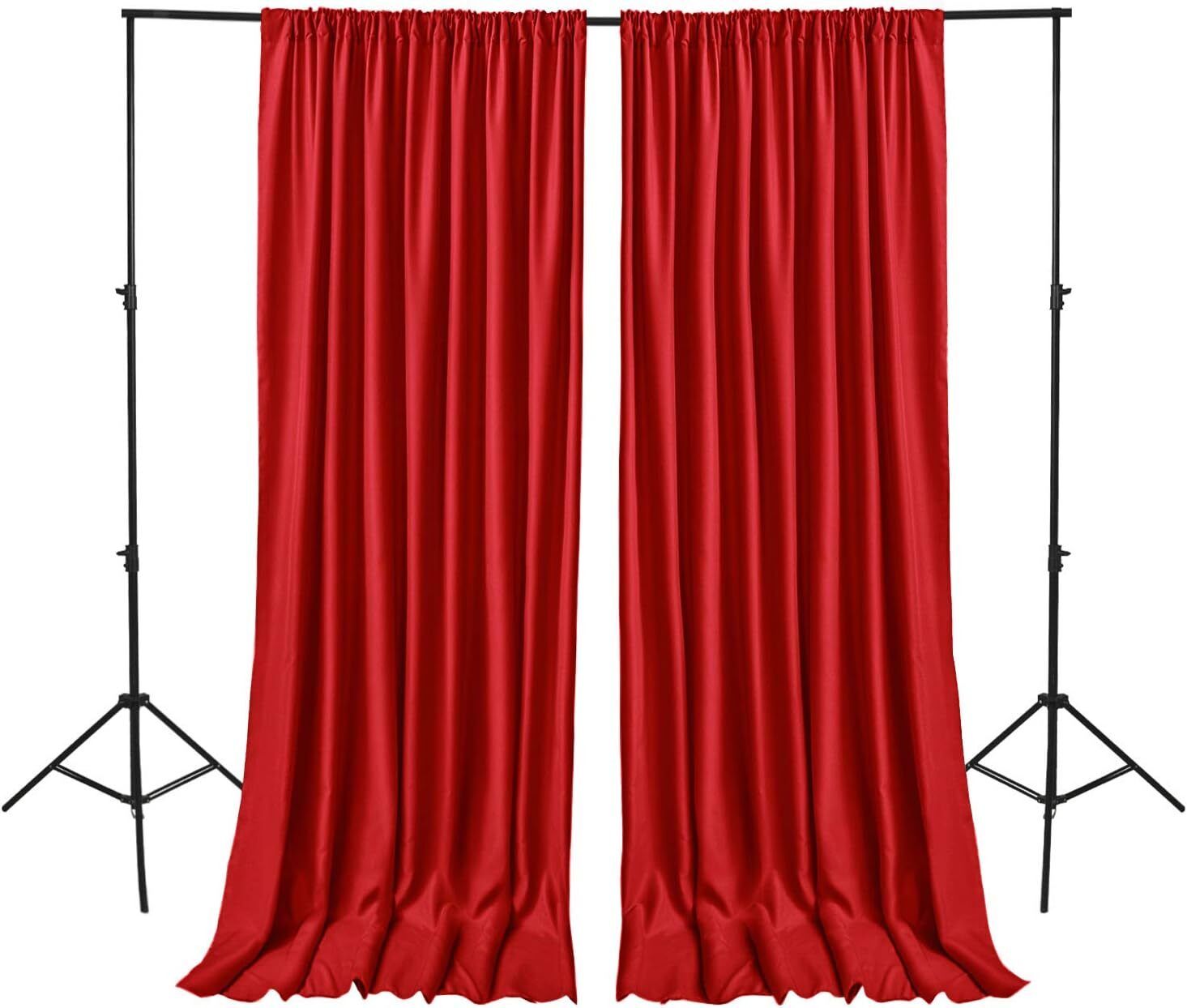 Cam cart 5x12FT Decoration Backdrop Yellow Curtain Drapes Backdrop Panels Background Reflector-picture-43