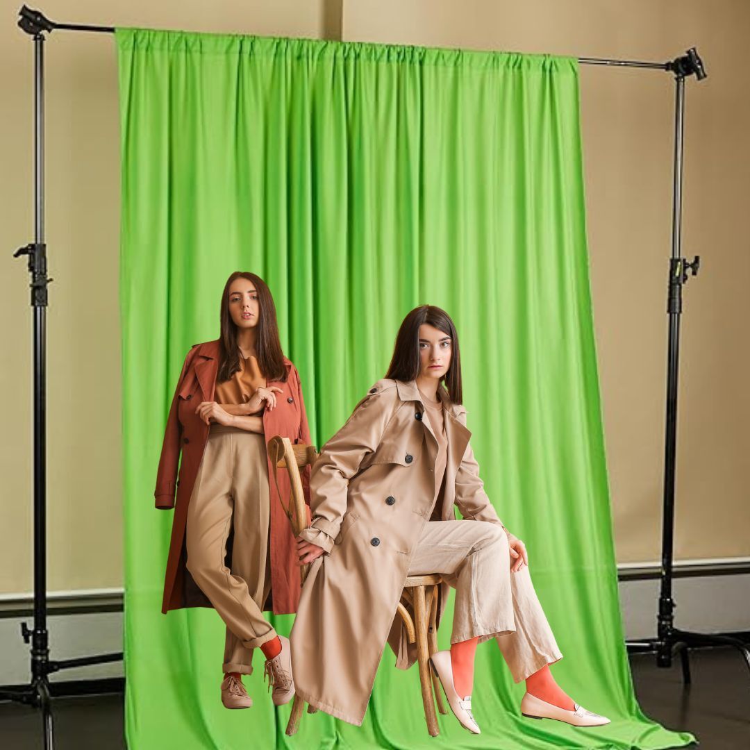 SNOOD 6 X 8Ft Green Screen Backdrop, Background Curtain for Photography Reflector-image-41
