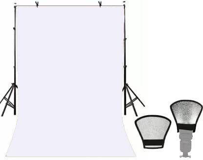 Stookin 8x10 White Color Photography Studio Backdrop for Event Shoot (Free Bounce Card) Reflector-image-43
