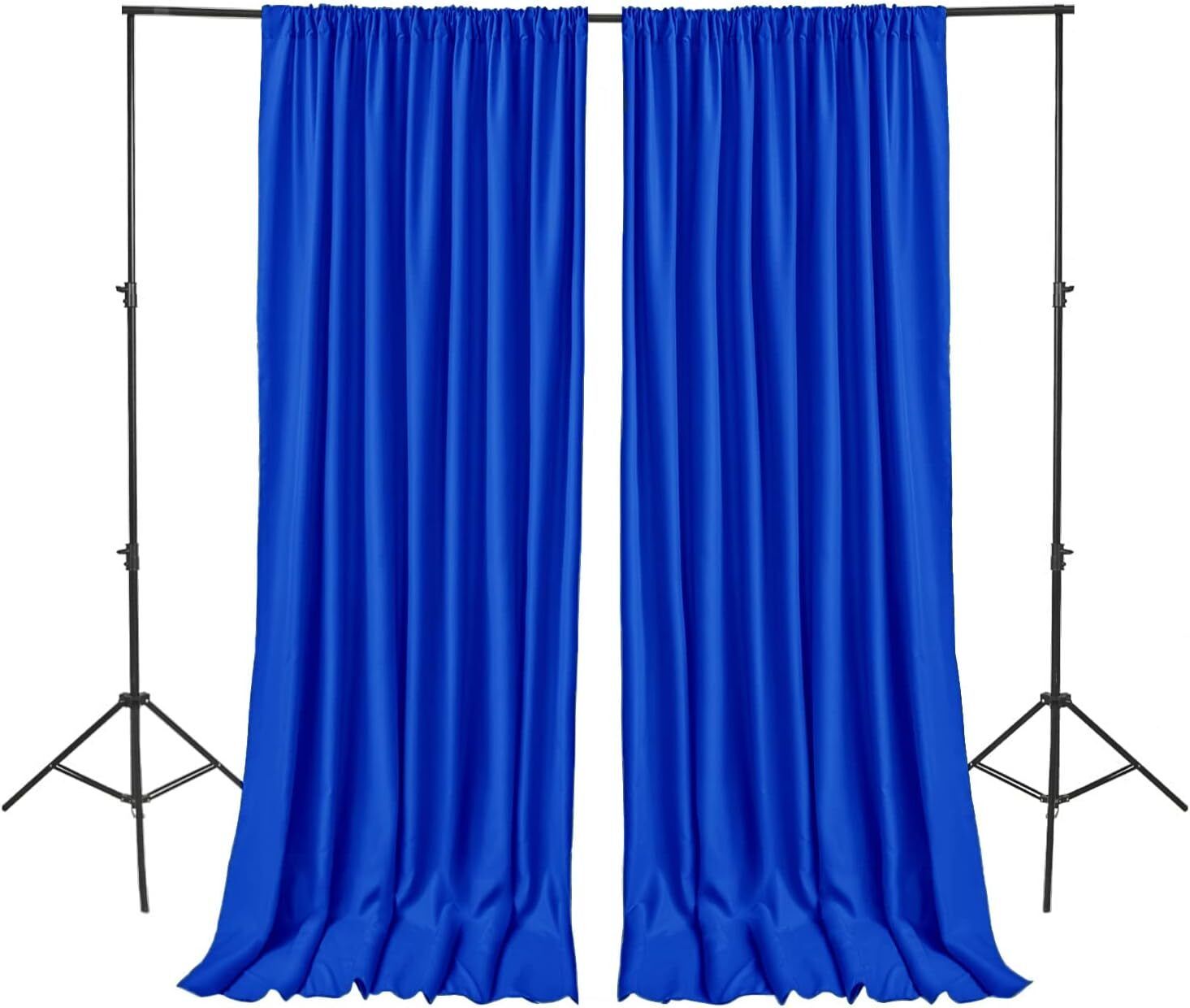 Vistook 5x10FT Decoration Backdrop Royal Blue Curtain Drapes Backdrop Panels Background Reflector-image-26