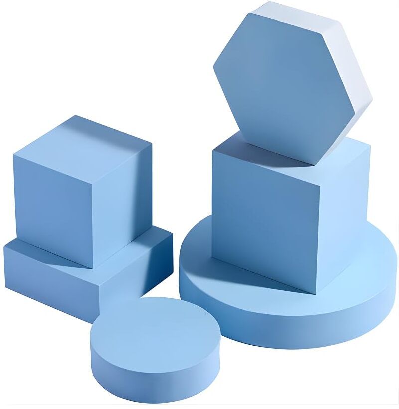Smiledrive Product Photography Foam Props 6-Piece Set | Jewelry Photo Shoot Props - Blue Reflector-picture-31