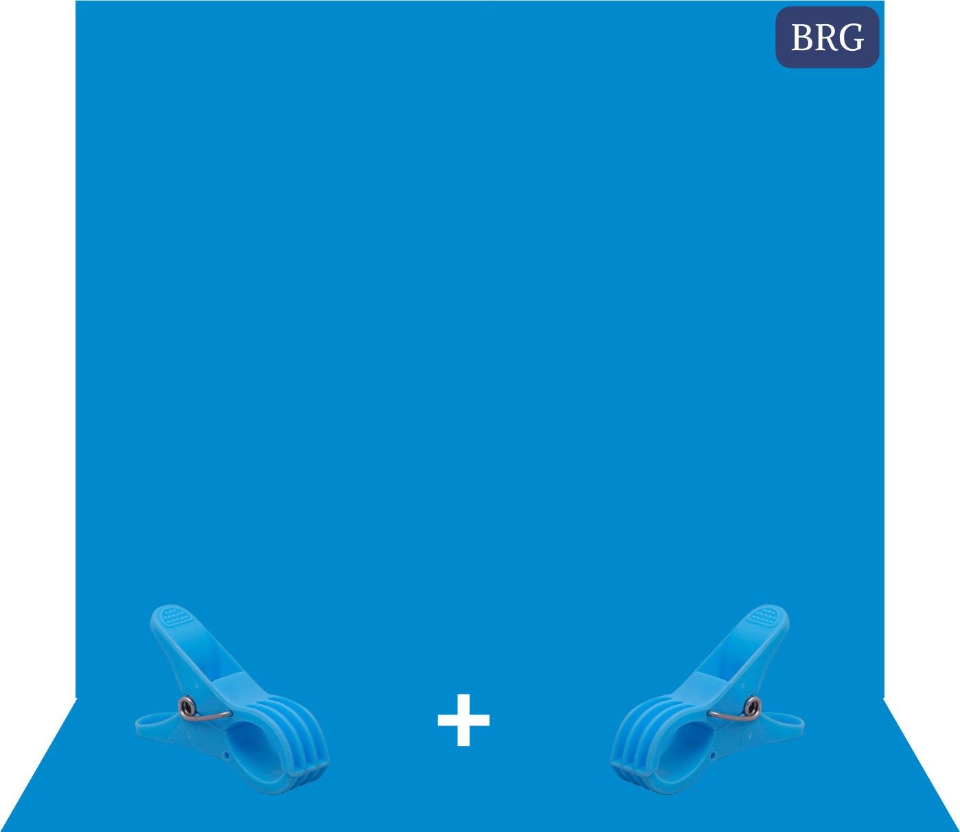 brg 8x12ft turquoise blue screen background premium backdrop photos videos+ 2 clamps reflector