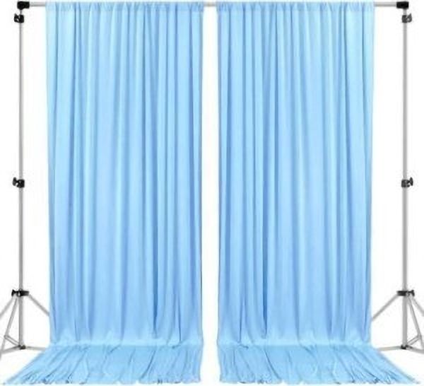 VK Vistook 5x12ft (2 Penal) Sky Blue Backdrop Background For Studio Reflector-picture-20