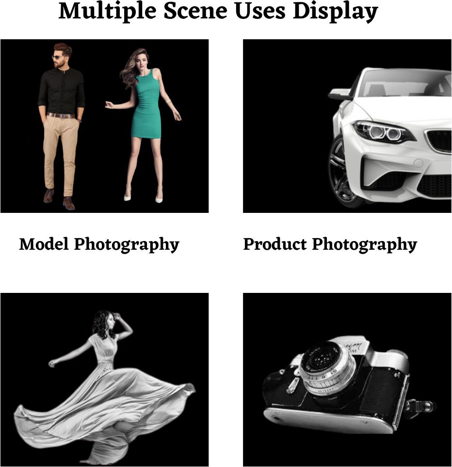 BRG 8x9ft Black Screen Background Premium Quality Backdrop Photos Videos Reflector-image-26