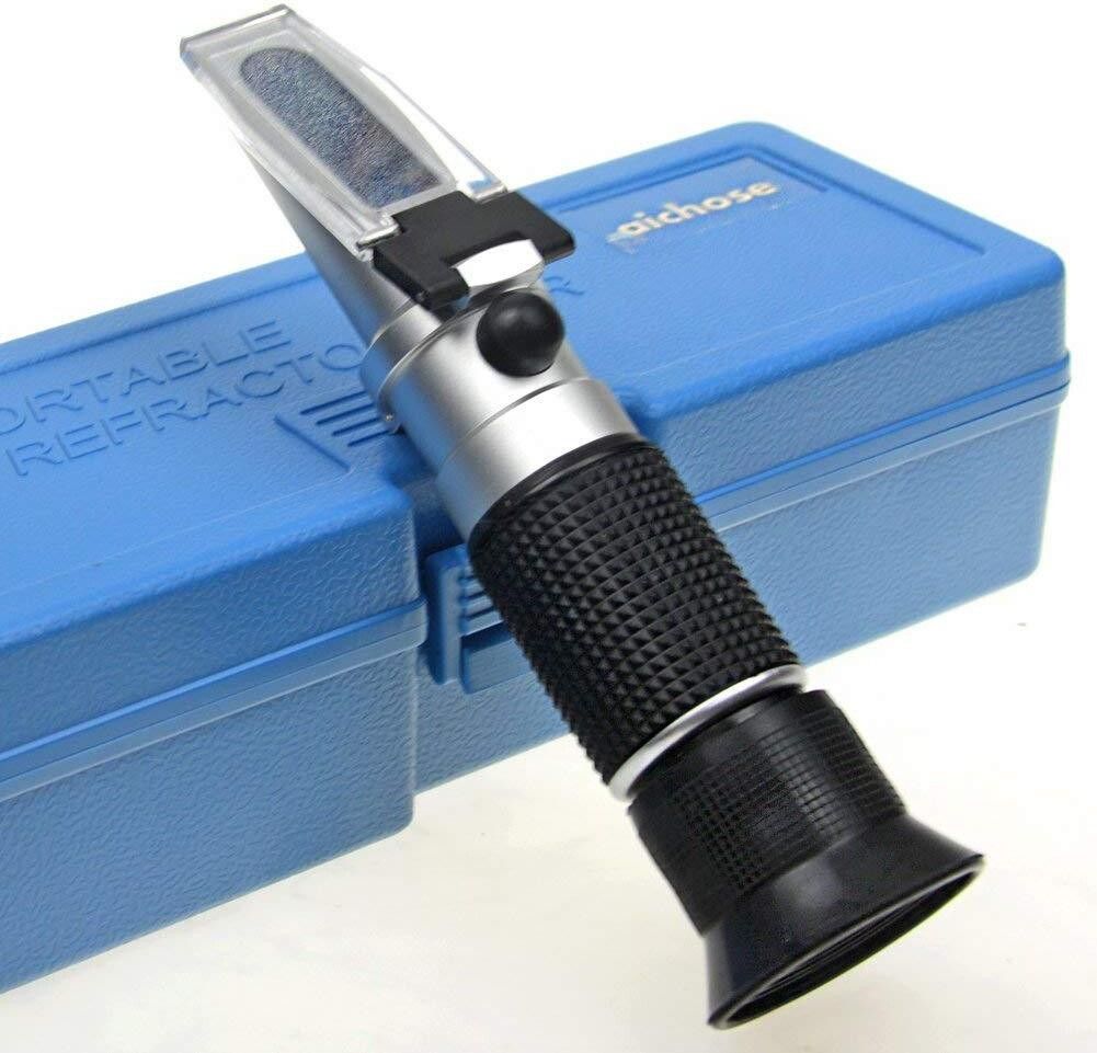 Honey Refractometer for Honey Moisture, Refractometer 58-90 % Scale Range Honey Tester Manual Laboratory Refractometer