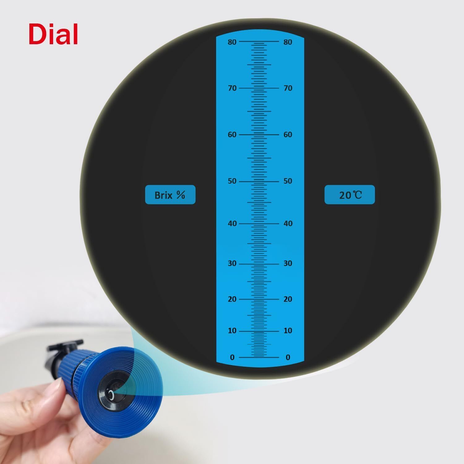 ERB-0-80 Manual Handheld Refractometer