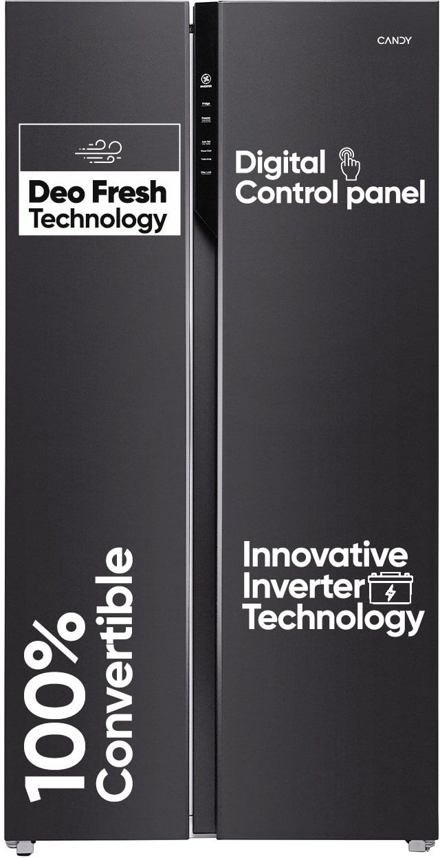 602 L Frost Free Side by Side Convertible Refrigerator-image-16