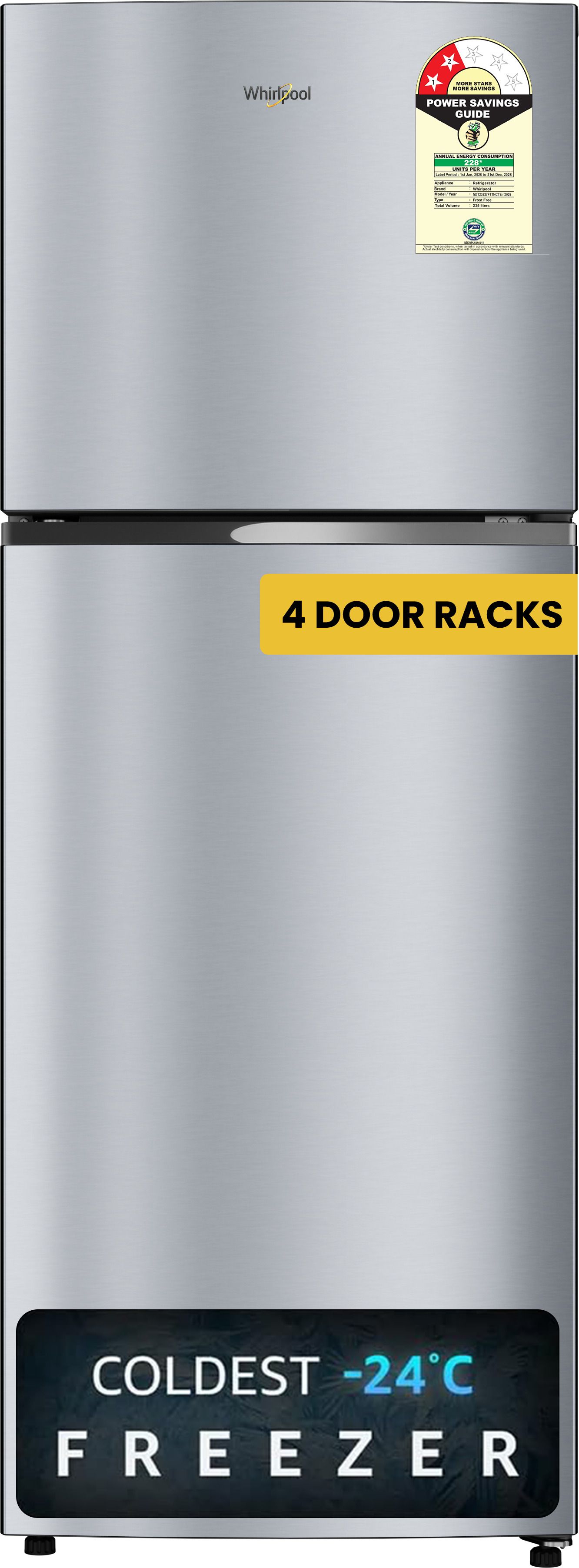 235 L Frost Free Double Door Top Mount 2 Star Refrigerator-image-46