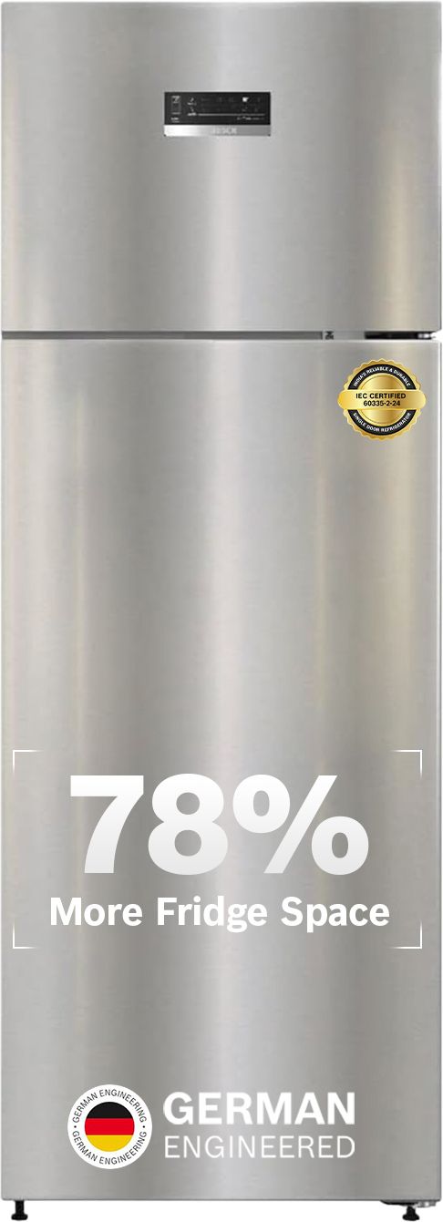 368 L Frost Free Double Door 3 Star Convertible Refrigerator with Large LED Display, Inverter Frost Free , VitaFresh Technology for 10 Day Freshness, Integrated Handle