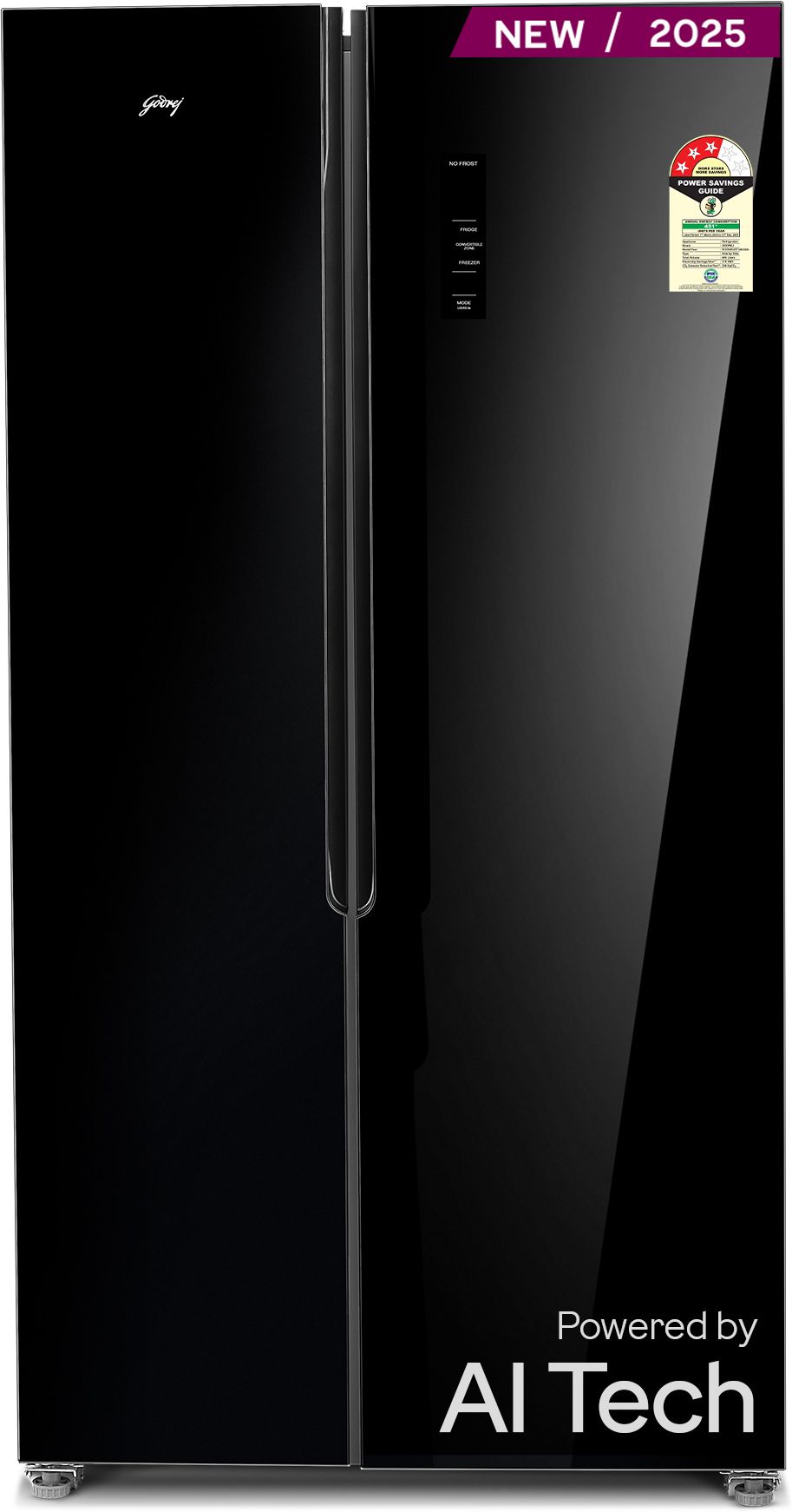 600 L Frost Free Side by Side 3 Star Refrigeratorwith Toughened Glass Door with Smart Convertible Zones and Digital Touch Panel-image-47
