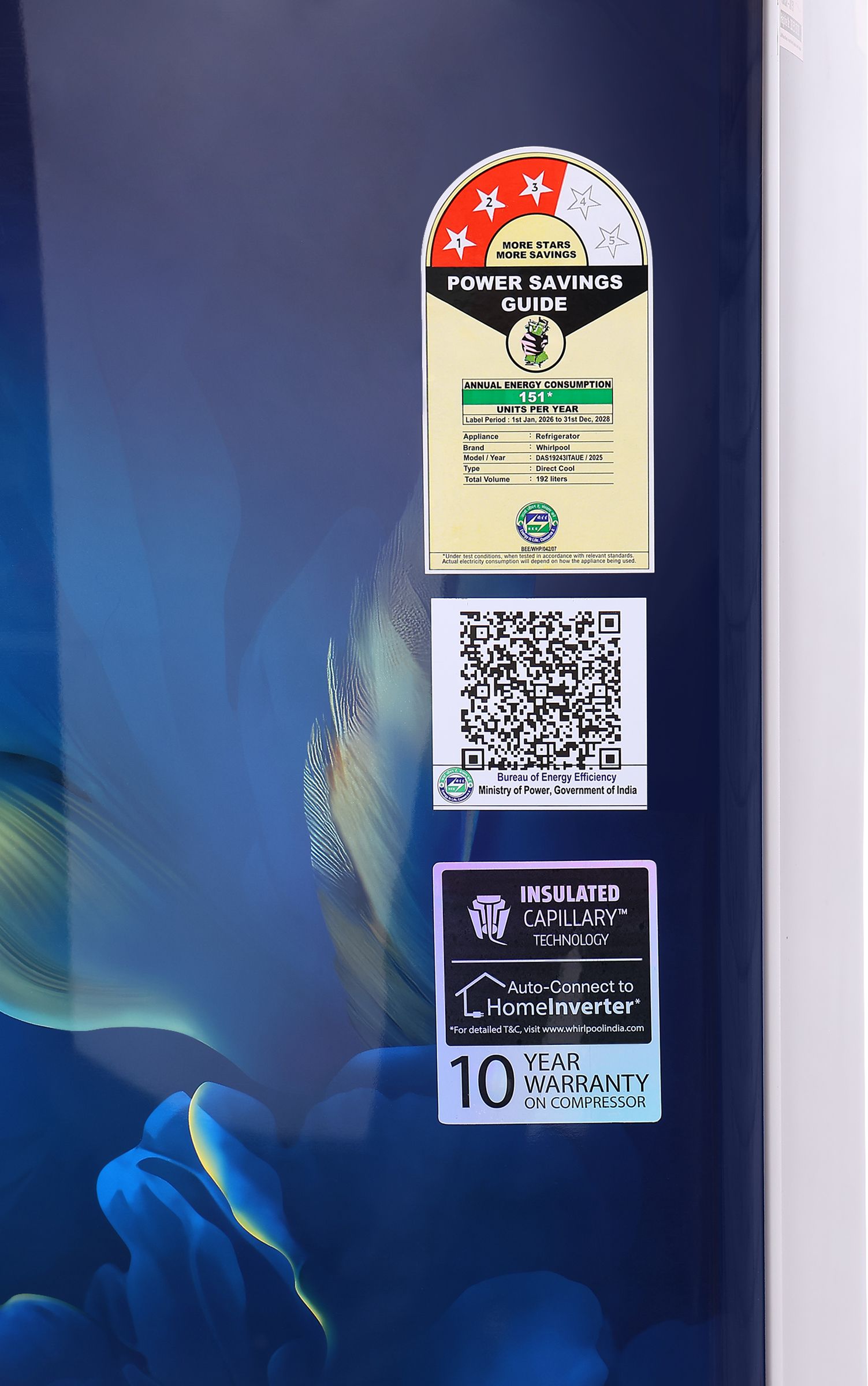 192 L Direct Cool Single Door 3 Star Refrigerator-image-14