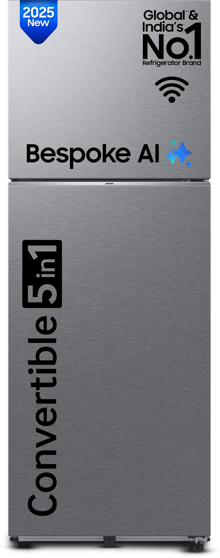 330 L Frost Free Double Door Top Mount 3 Star Convertible Refrigerator-image-19