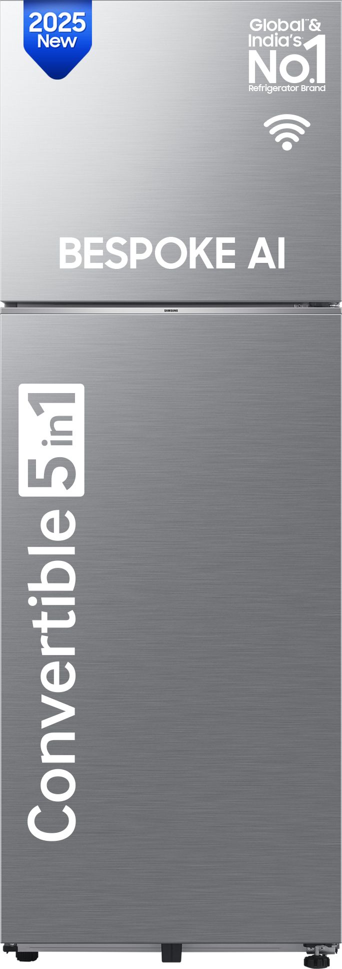 350 L Frost Free Double Door 3 Star Convertible Refrigerator