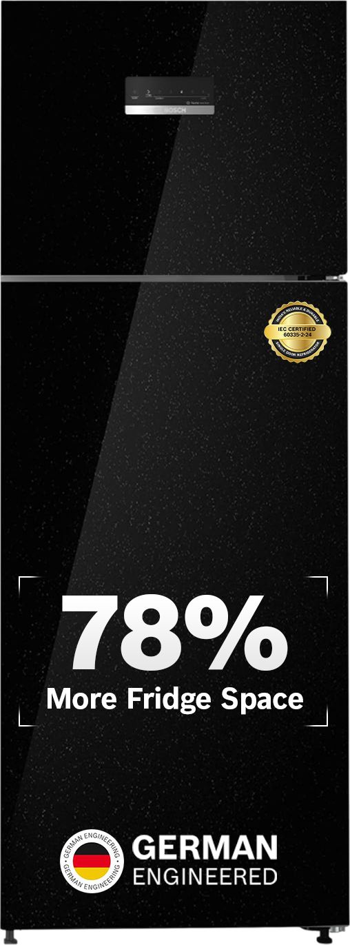 334 L Frost Free Double Door 2 Star Convertible Refrigerator with Large LED Display, Inverter Frost Free ,VitaFresh Technology for 10 Day Freshness, Integrated Handle