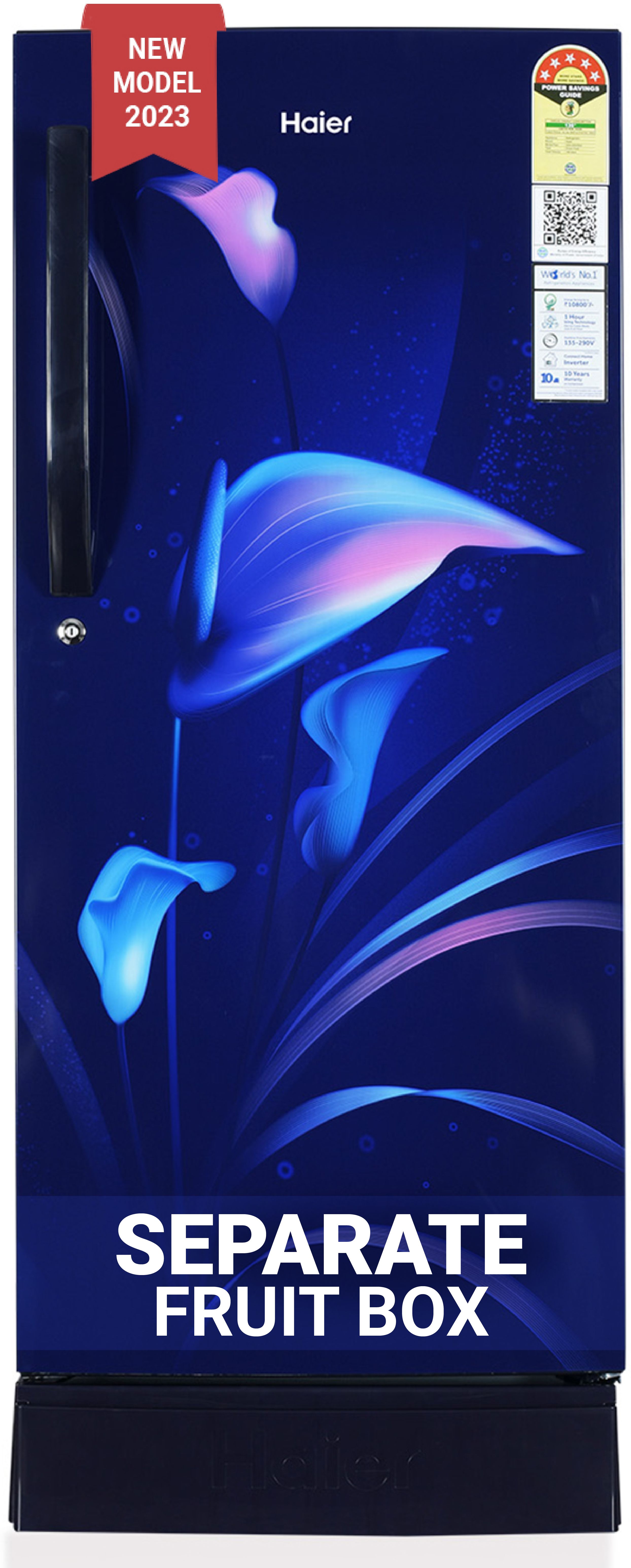 185 L Direct Cool Single Door 5 Star Refrigerator with Base Drawer-image-34
