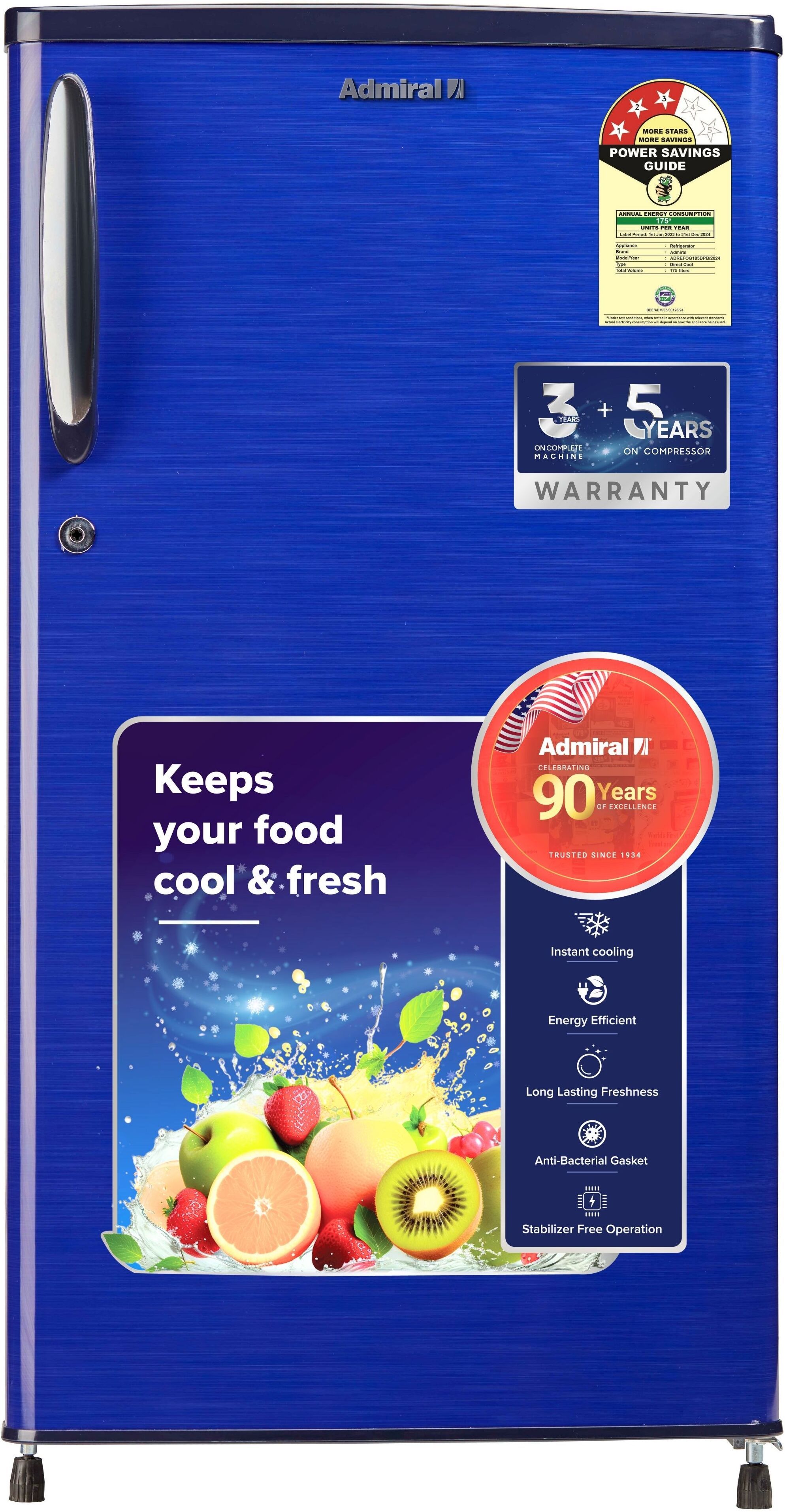 175 L Direct Cool Single Door 3 Star Refrigerator-image-42