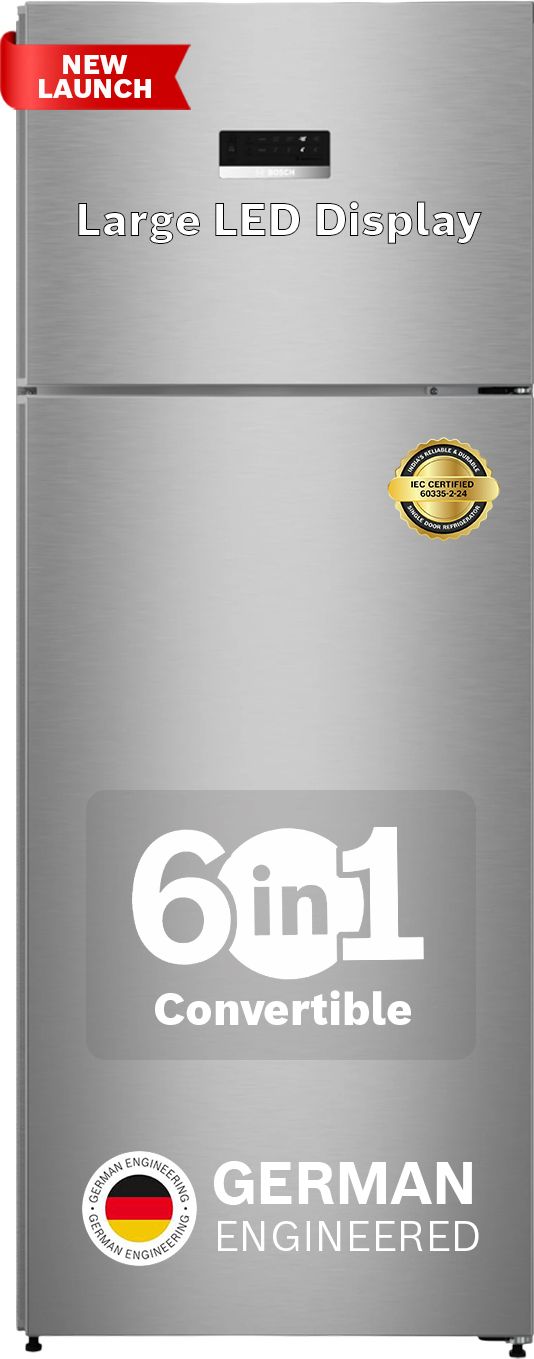 bosch 334 L Frost Free Double Door 1 Star Refrigerator-picture-7