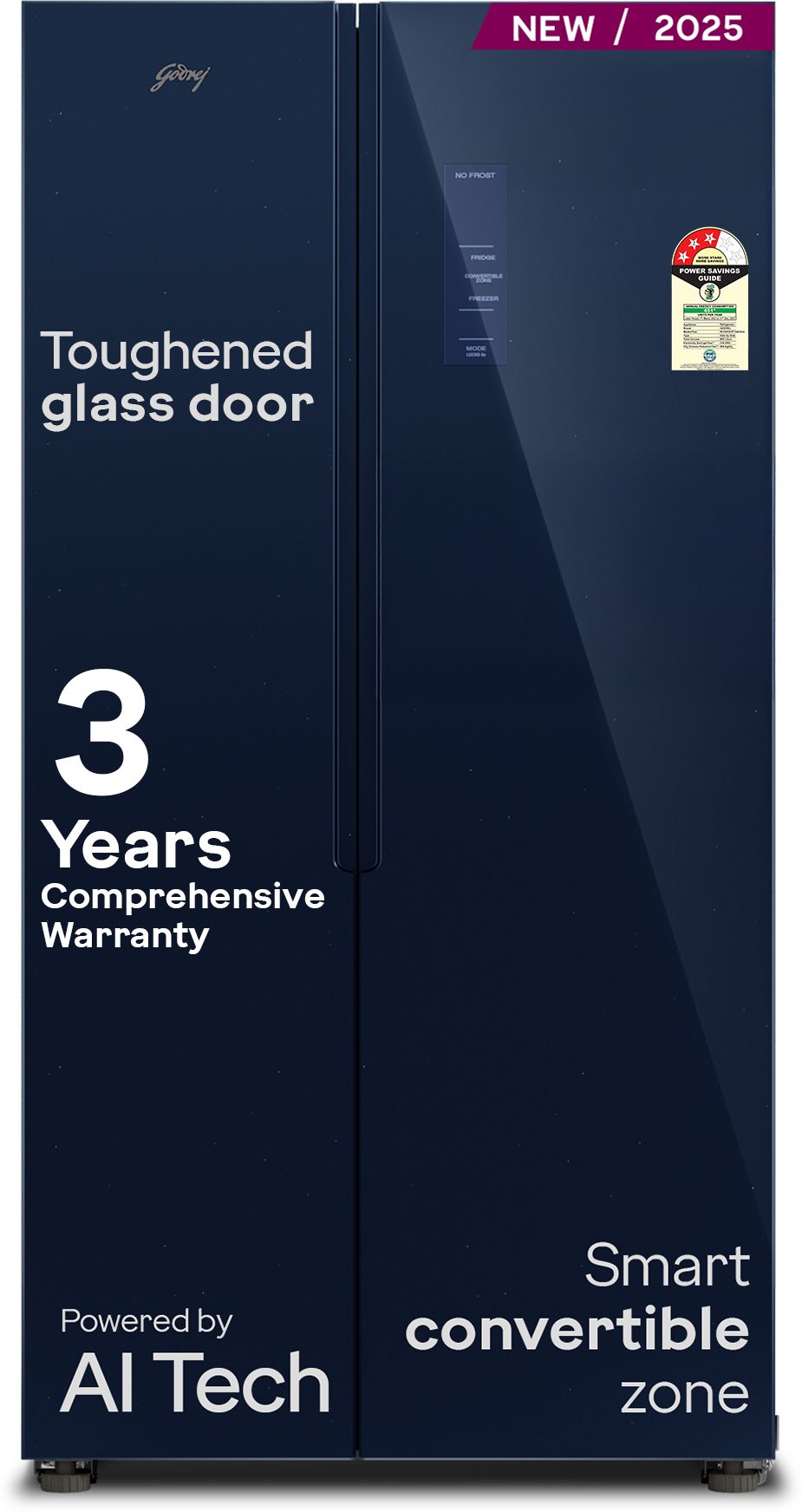 godrej 600 L Frost Free Side by Side 3 Star Refrigerator-picture-42