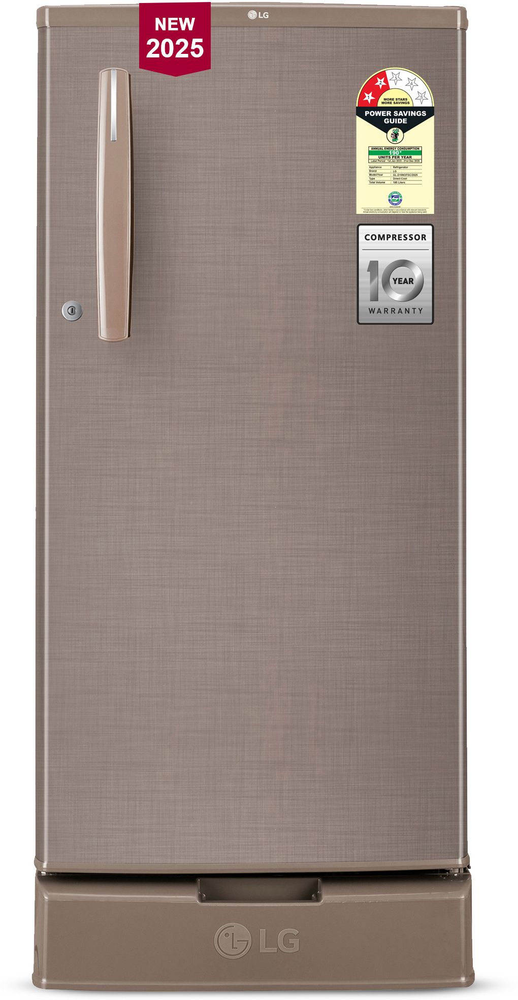 185 L Direct Cool Single Door 2 Star Refrigerator with Base Drawer-image-24