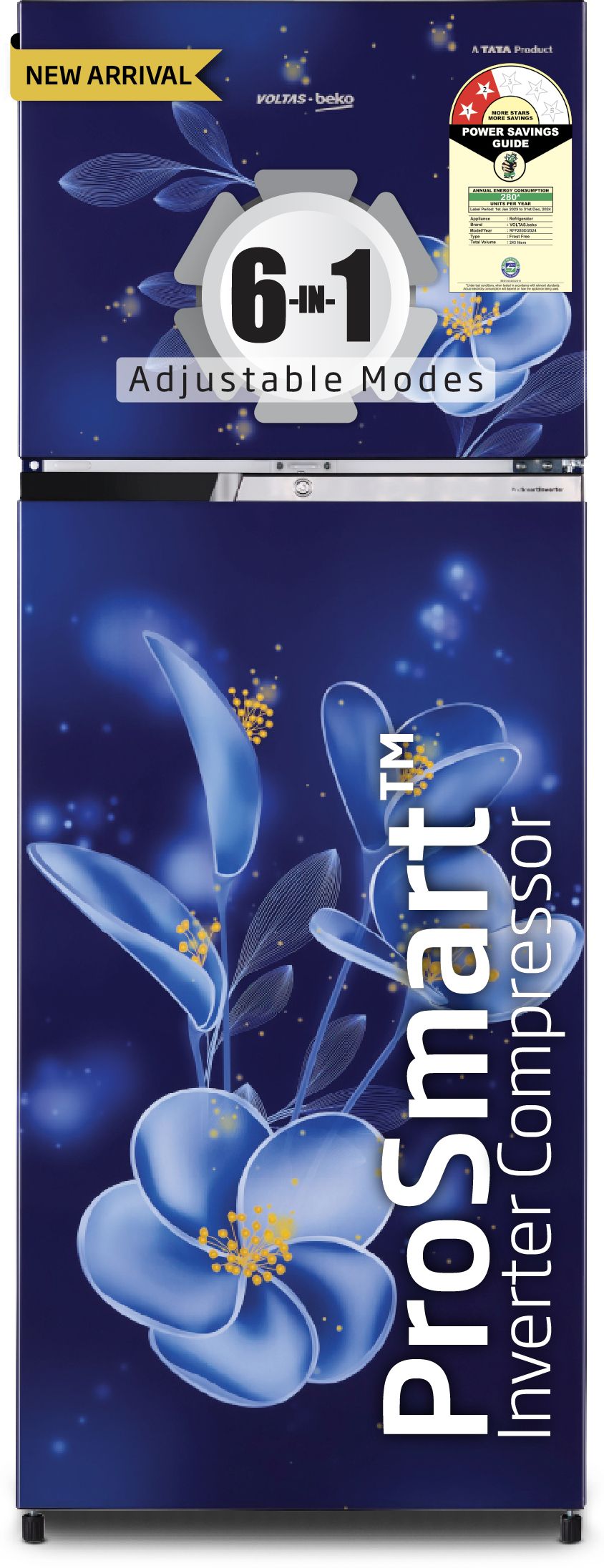 243 L Frost Free Double Door 2 Star Refrigerator