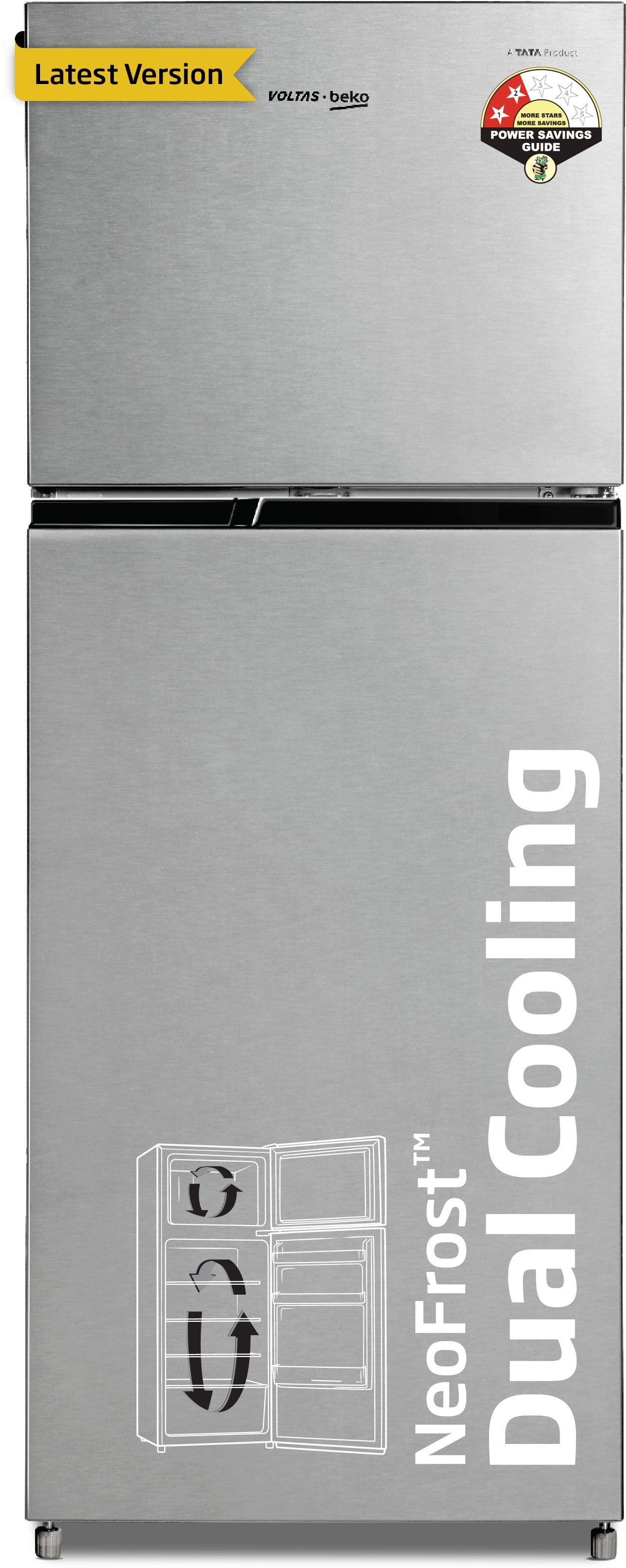 voltas beko by a tata product 228 L Frost Free Double Door 2 Star Refrigerator-picture-32