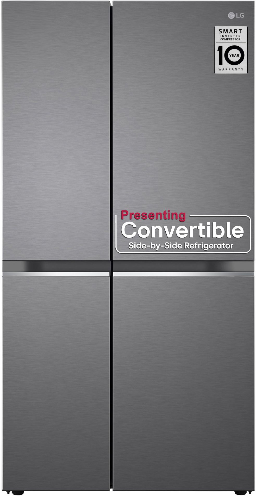 650 L Frost Free Side by Side Convertible Refrigeratorwith Smart Inverter Compressor, Convertible, Multi Air Flow & Smart Diagnosis-image-1