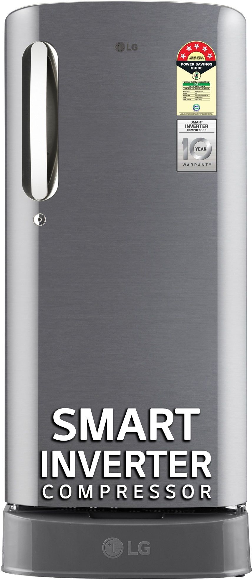 185 L Direct Cool Single Door 5 Star Refrigerator with Base Drawerwith Smart Inverter Compressor, Fast Ice Making-image-41