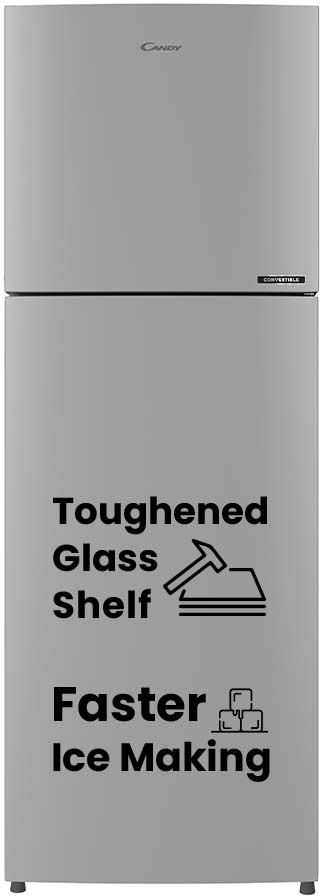 240 L Frost Free Double Door 2 Star Refrigeratorwith Auto frost , large Fruit and Vegetable Space